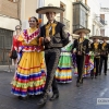 Primer desfile del Festival Folklórico Internacional de Extremadura