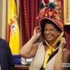 El folklore internacional inunda la Plaza de España pacense