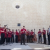 El folklore internacional inunda la Plaza de España pacense