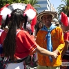 El folklore llega al céntrico paseo de San Francisco