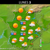 Previsión meteorológica para Extremadura. Días 1, 2 y 3 de agosto