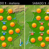 Previsión meteorológica para Extremadura. Días 1, 2 y 3 de agosto