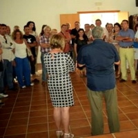 Charo Cordero inicia sus visitas a los municipios de la provincia por el más pequeño, Ruanes