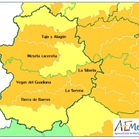 Extremadura entrará en alerta naranja a partir del lunes por calor intenso