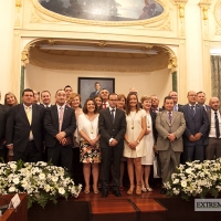 Virginia Borrallo y Ramón Ropero, vicepresidentes de la Diputación de Badajoz