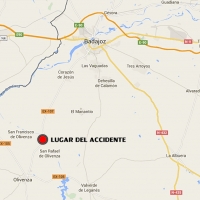 Muere otra joven en la carretera de Badajoz-Olivenza