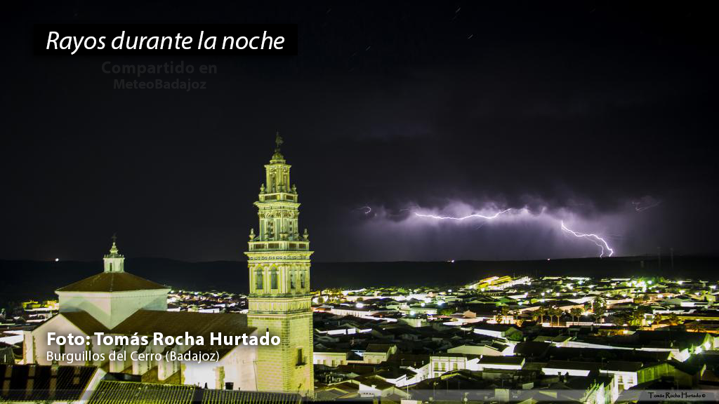 Las mejores imágenes de las tormentas en Extremadura el viernes 17 de julio