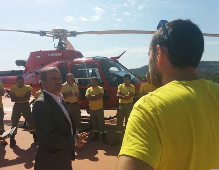 El Infoex recuerda que el incendio de Sierra de Gata no está extinguido