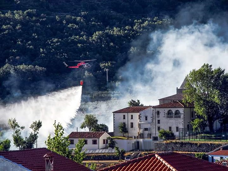 Las desgarradoras imágenes del incendio de Sierra de Gata