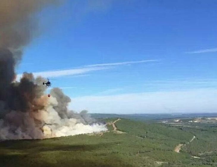 Las desgarradoras imágenes del incendio de Sierra de Gata