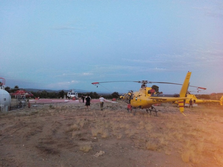 Las desgarradoras imágenes del incendio de Sierra de Gata