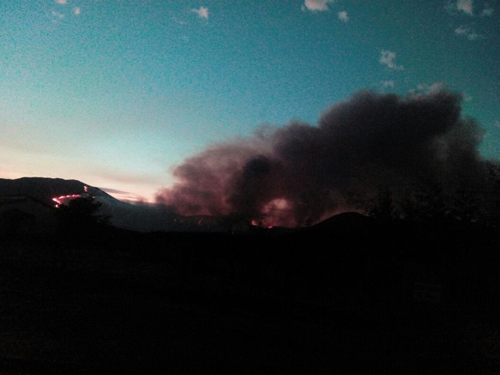 Las desgarradoras imágenes del incendio de Sierra de Gata