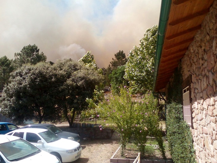 Las desgarradoras imágenes del incendio de Sierra de Gata