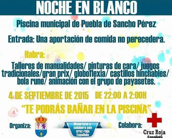 La Noche en Blanco se repite para recaudar alimentos destinados a las familias más necesitadas