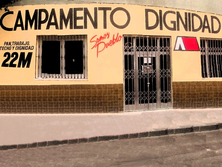 El colectivo Campamento Dignidad ya dispone de una sede en Mérida
