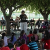 Cruz Roja hace convivir a niños y ancianos extremeños en Miajadas