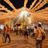 Vista nocturna de las &quot;Festas do Povo&quot; 2015