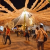 Vista nocturna de las &quot;Festas do Povo&quot; 2015