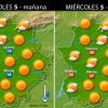 Previsión meteorológica para Extremadura. Días 5, 6 y 7 de agosto