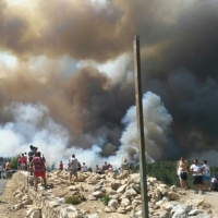 Las desgarradoras imágenes del incendio de Sierra de Gata