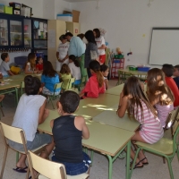 18 niños y niñas participan en los espacios saludables de Los Santos de Maimona