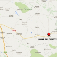 Fallecen dos jóvenes en un accidente en la provincia de Badajoz