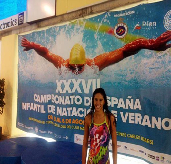 La extremeña Estela González Campeona de España Infantil de Natación