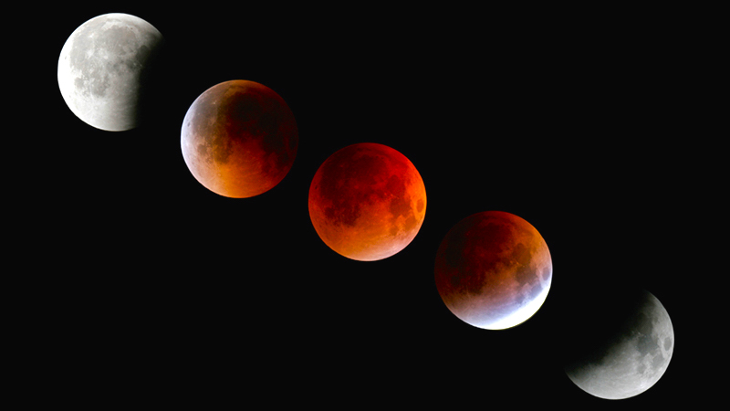 La ‘Superluna de sangre’ (eclipse de luna + ‘Superluna’) será visible desde España este próximo 28 de septiembre