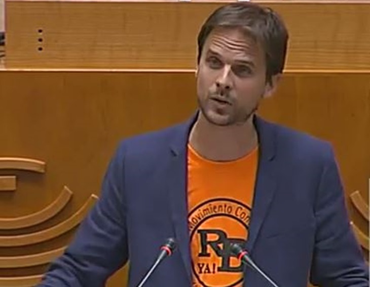Álvaro Jaén (Podemos): “Los políticos no tenemos nada que celebrar”.