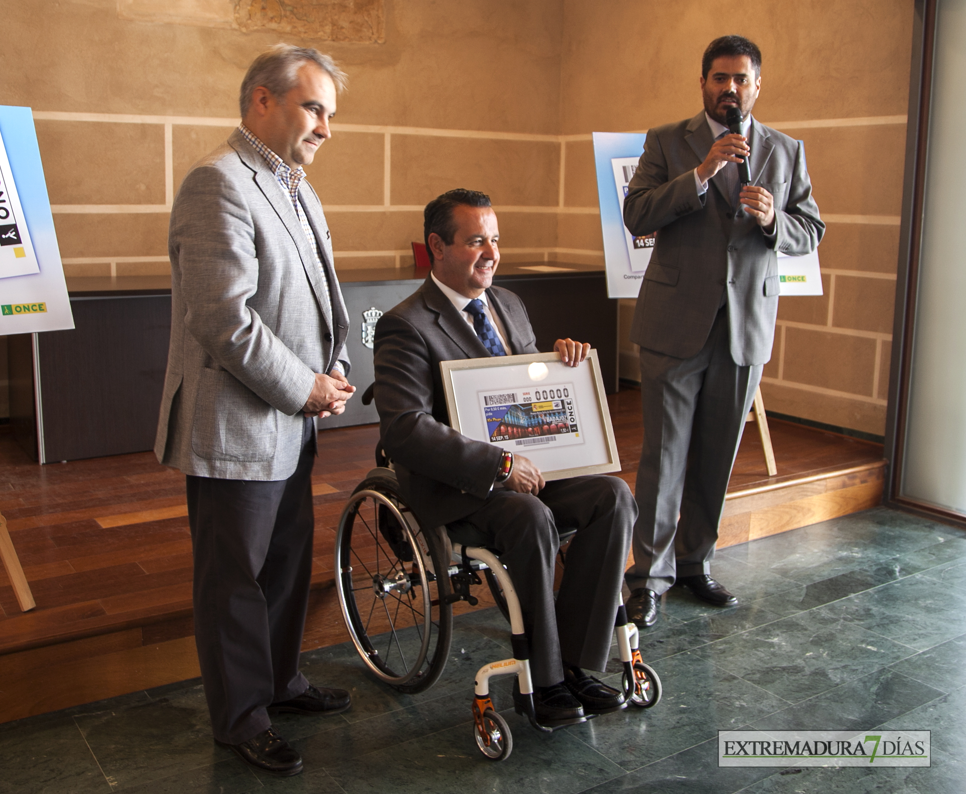 La Plaza Alta aparecerá en 5 millones de cupones de la ONCE