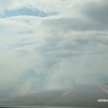 El viento intensifica un incendio cercano a Cerro Gordo (Badajoz)
