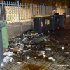 La Policía busca a varios pirómanos tras incendiar contenedores en barrios de Badajoz