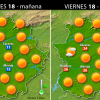 Previsión meteorológica para Extremadura. Días 18, 19 y 20 de septiembre