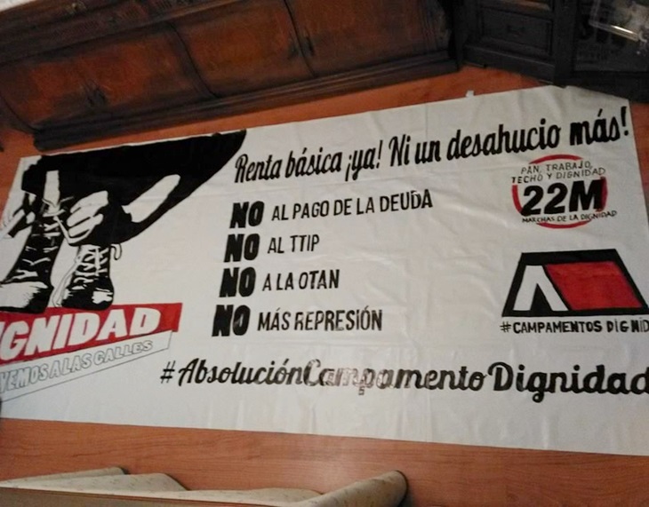 Campamento Dignidad convoca una manifestación esta tarde en Badajoz