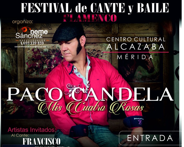 Llega a Mérida el espectáculo de cante y baile flamenco ‘Mis cuatro rosas’