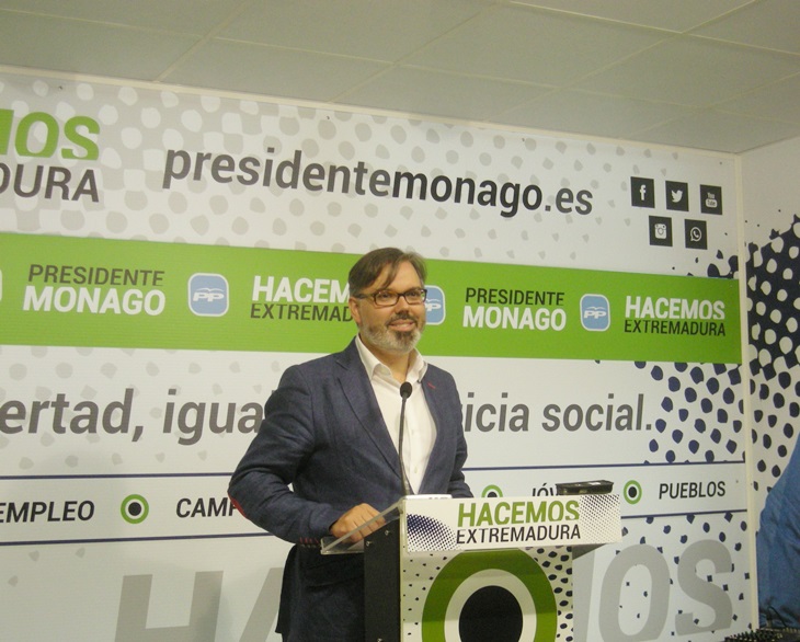 PP: “Vara menosprecia a Extremadura renunciando a presidir el Intergrupo”