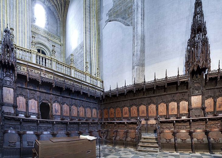 Comienzan la restauración del coro de la catedral de Plasencia
