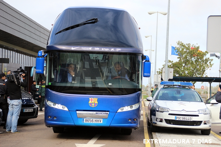 El FC Barcelona aterriza en Extremadura