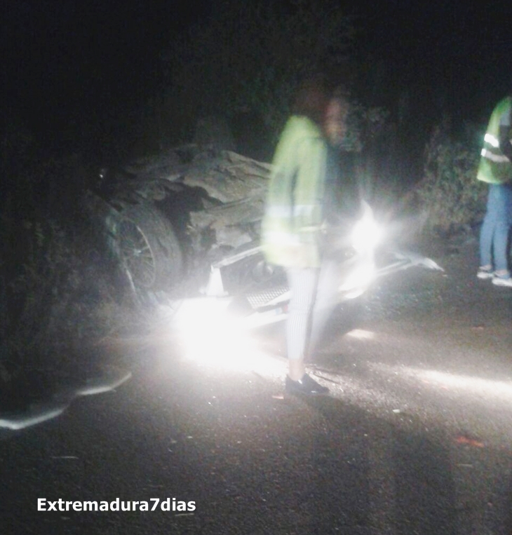 Herido grave en un accidente de tráfico en la provincia de Cáceres