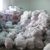 Campamento Dignidad reparte casi 15 toneladas de alimentos entre los más necesitados