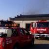 Arde una nave cerca de Talavera la Real