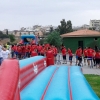 Celebrada en Badajoz la 1ª carrera de obstáculos hinchables de Europa