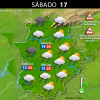 Previsión meteorológica para Extremadura. Días 16, 17 y 18 de octubre