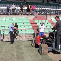 El Romano se prepara para el partido Mérida-Betis