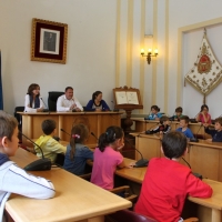 El colegio Trajano visita el Ayuntamiento de Mérida