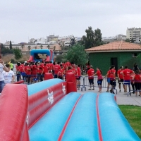 Celebrada en Badajoz la 1ª carrera de obstáculos hinchables de Europa