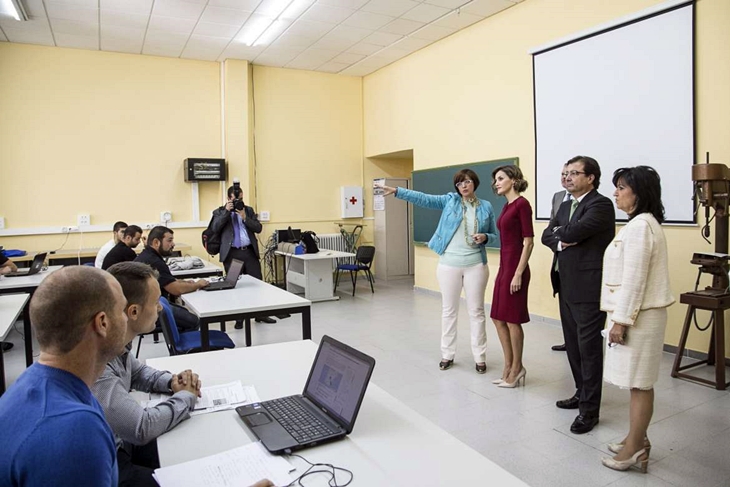 La Reina Letizia inaugura el curso de FP en Cáceres