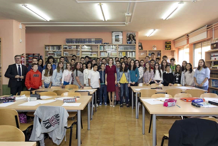 La Reina Letizia inaugura el curso de FP en Cáceres