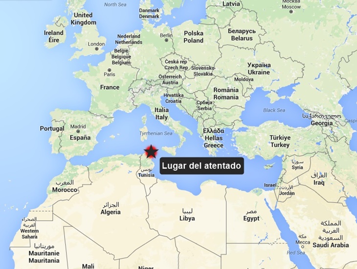 Atentado terrorista en Túnez con al menos 11 muertos