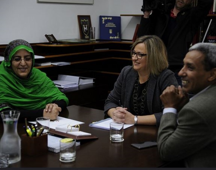 La delegada saharaui solicita a la Asamblea que adelante la ayuda para la Caravana Por la Paz
